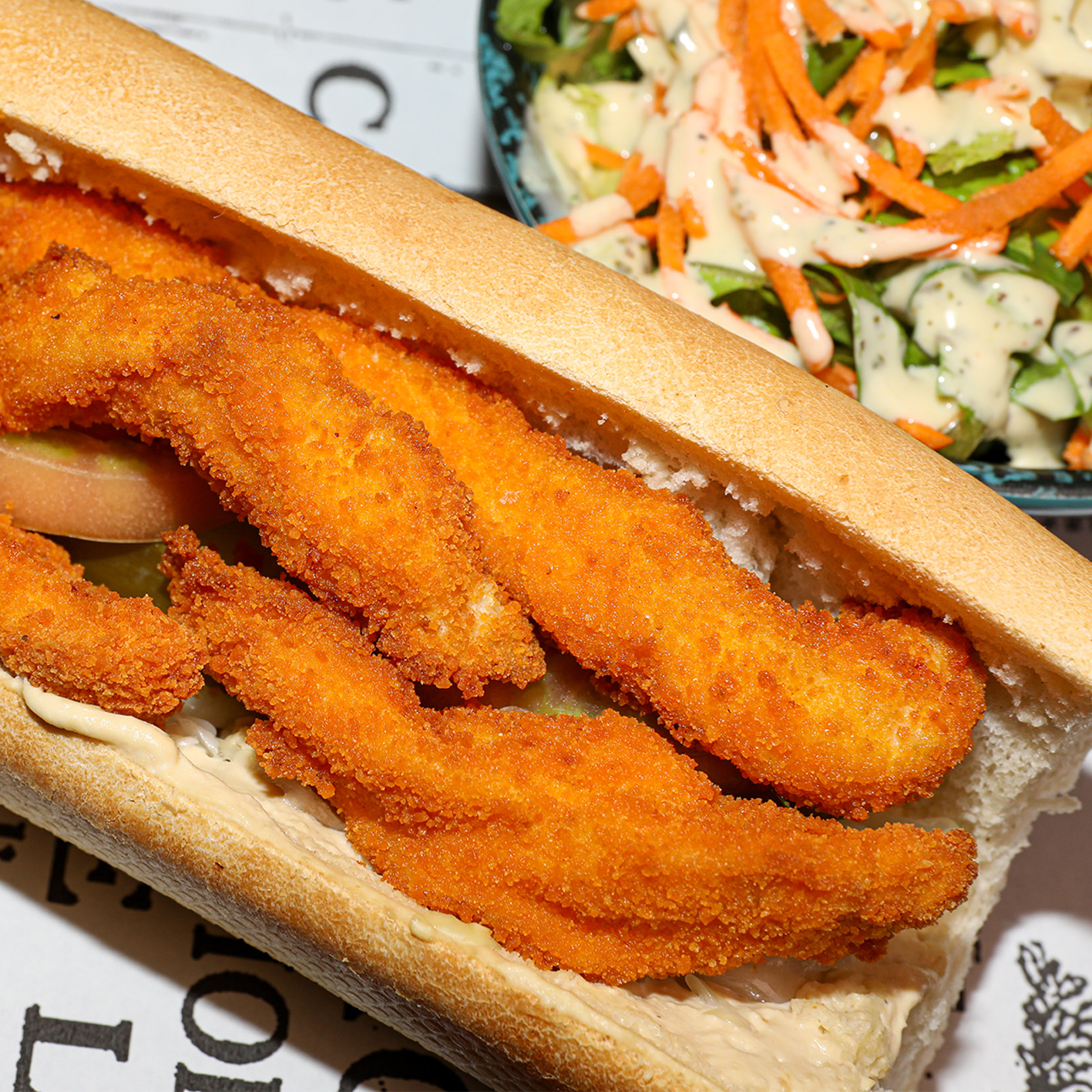 Schnitzel Baguette